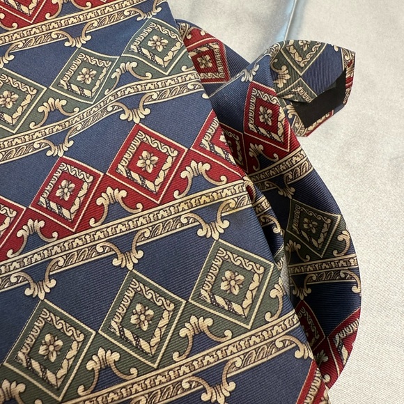 Graham & Lockwood 100% Silk Vintage Men’s Patterned Neck Tie - Picture 3 of 5